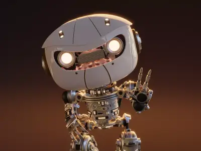 Tiny Robot Free 3D model