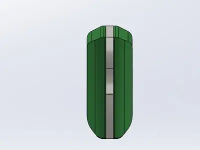 Knife Design 1 - SolidWorks CAD Model  3D model