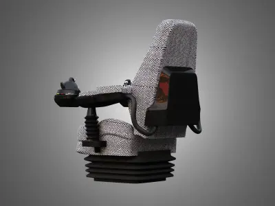 Vehicle Seat - A1 3D model