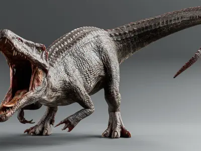 BARYONYX Low-poly 3D model purchase