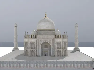Taj Mahal 3D model get