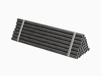 Industrial Pipes 02 3D model