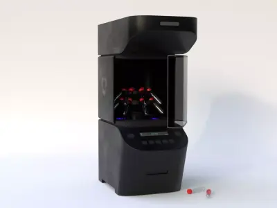 Centrifuge Low-poly 3D model