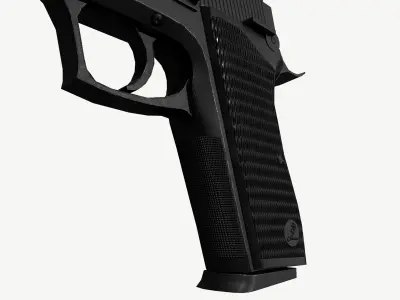 Pindad G2 Elite Low-poly 3D model