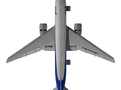 Boeing 777-200ER All Nipon Airways ANA 3D model