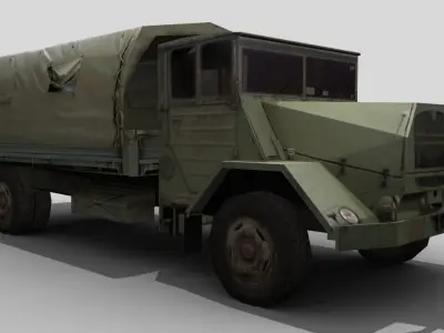 Shaktiman Truck Low-poly 3D model