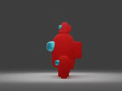 Among us character 3D model get