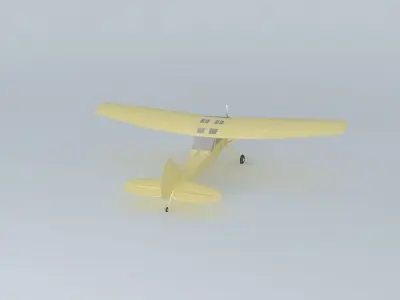 Cessna Bird Dog Free 3D model
