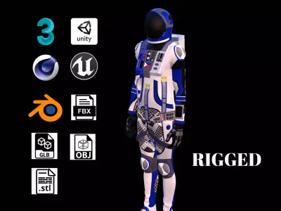 Astronaut Spacesuit Philippines 3D model