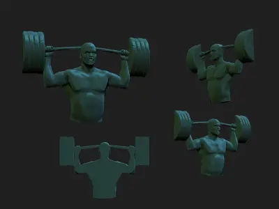 weightlifter 3D print model