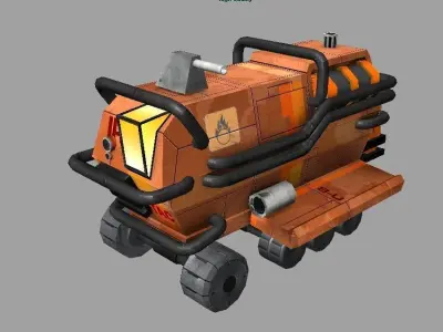 Rover Recon Truck Low-poly 3D model