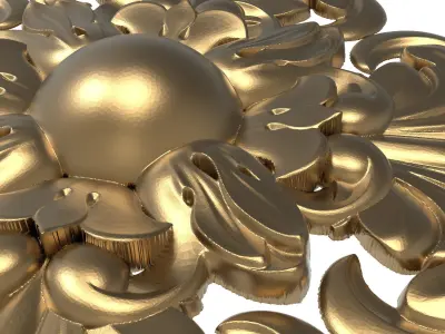 decorative pattern ready for 3D printing 3D model 83