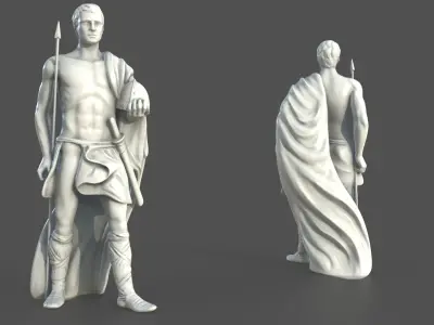  Warrior Statue 