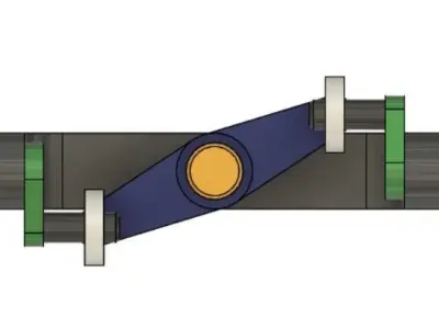 Push mechanism  3D model