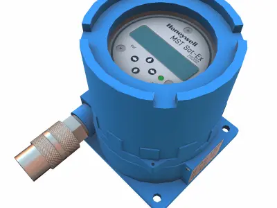 Honeywell Analytics Sat-Ex Transmitter Low Poly Low-poly 3D model