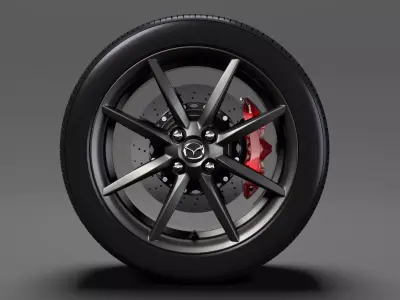 Mazda MX 5 Maita wheel 2017 3D model