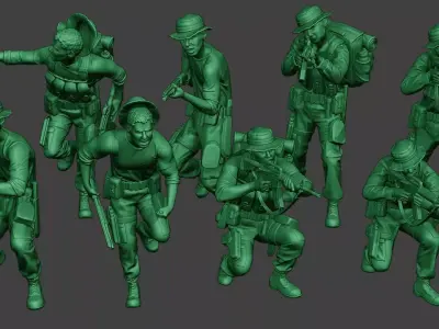 Modern Jungle Soldiers MJS1 Pack 2