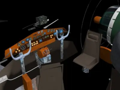 Inside the B17  all Compartments 3D model
