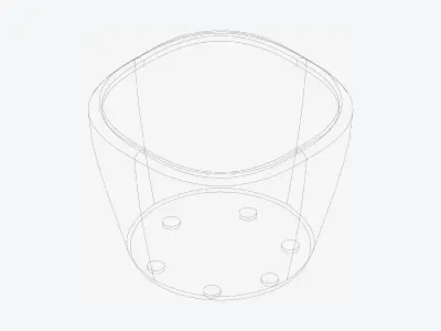 Furniture - Seating - Contemporary - Flight Low-poly 3D model