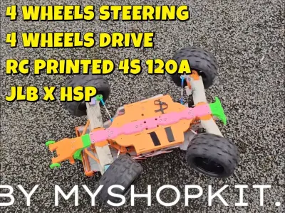 ARRMA 6S NOTORIOUS  KRATON BIGROCK X ZDRACING TRUGGY 1 7 4WS 4WD 3D print model