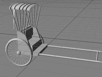 Rickshaw - Basic 3D model