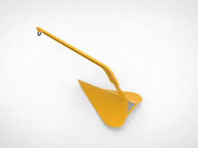 plow anchor  3D model