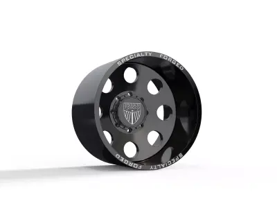 REAR SPECIALITY FORGED D700 WHEEL 3D MODEL 3D model