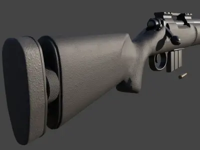 M24 Sniper Free low-poly 3D model