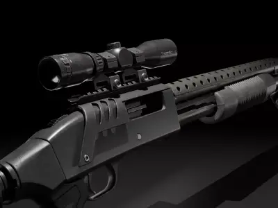 shotgun 3D model 11