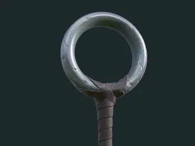 Fantasy Sword pbr Low-poly 3D model order