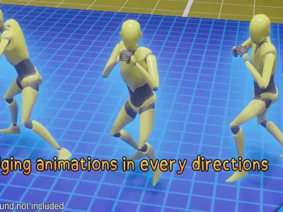Kung-Fu animations - Motion Cast06 Vol1 3D model