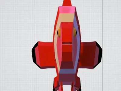 clownfish - Pez payaso Lowpoly  Free low-poly 3D model