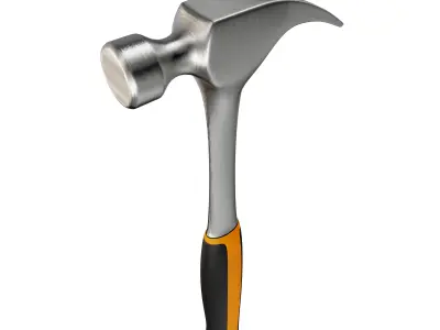 Claw Hammer 3D model 3