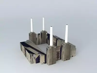 Battersea Power Station, London Free 3D model