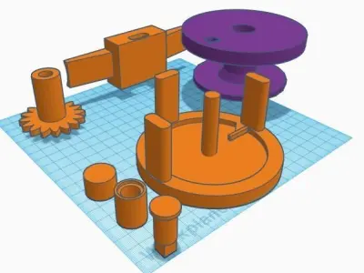 Fishing Reel 3D print model