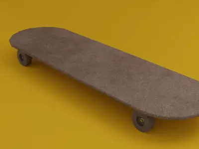 Skateboard Low-poly 3D model buy