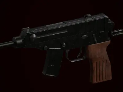 Skorpion Vzor 61 Free low-poly 3D model