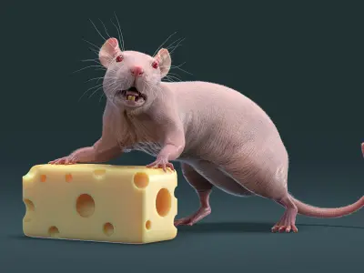  Rat Hairless Animated 