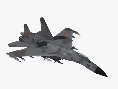 Chinese Air Force 3D Model Pack