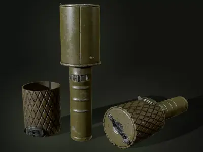 Russian Grenade RGD33 Free low-poly 3D model