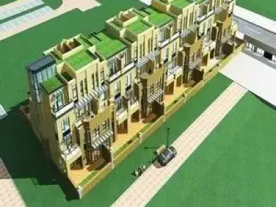 Multi Residential 3D model 6