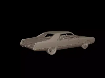 Chrysler new yorker 1971  3D print model