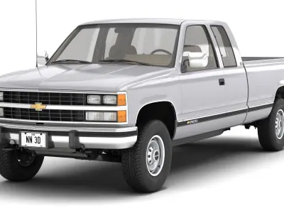 CHEVROLET SILVERADO 2500 1988 3D model