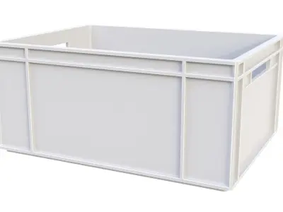 Universal plastic container 3D model