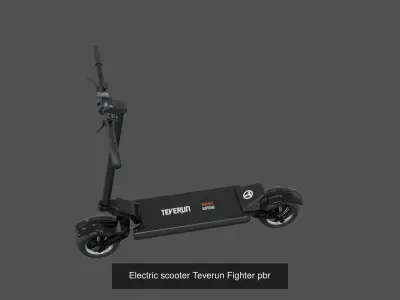 4 Electric Scooter with pbr Texture 3D Model Pack purchase