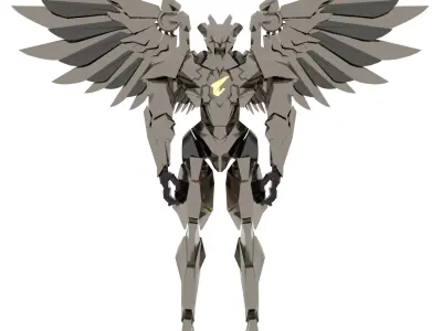3D Aorus Robot Figure 3D model