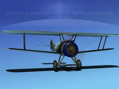 Sopwith Camel 3D model by Dreamscape from CGTrader