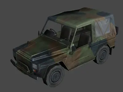 Peugeot P4  Low-poly 3D model