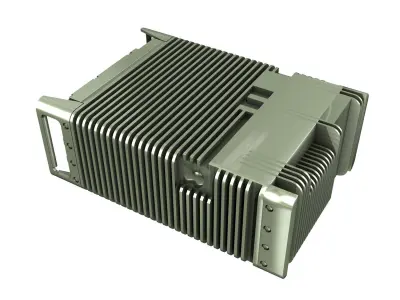 UHF Military data radio 3D model