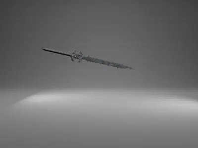 demon sword  3D model